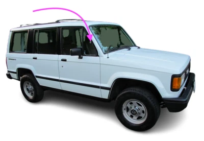 Fit:1986-1991 Isuzu Trooper 4 Door Passenger Side Right Front Vent Window Glass - Image 1 of 4