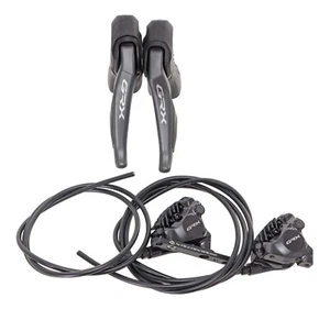 Shimano GRX ST-RX815 Di2 2x 11 Spd Gravel Bike Levers BR-RX820 Caliper Set Race - Picture 1 of 7