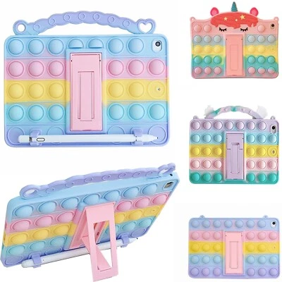 Детский пузырь милый стоять чехол для iPad 6/7 8 9 10 11-го поколения A16 девочек подарок - Изображение 1 из 4