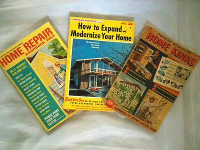 1950s-60s Home Repair, Modernize Your Home, Home Kinks -Popular Science, Mechanx Foto 1 de 4