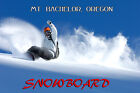 Snowboard Mt. Bachelor Oregon America Winter Sport Vintage Poster Repro FREE S/H