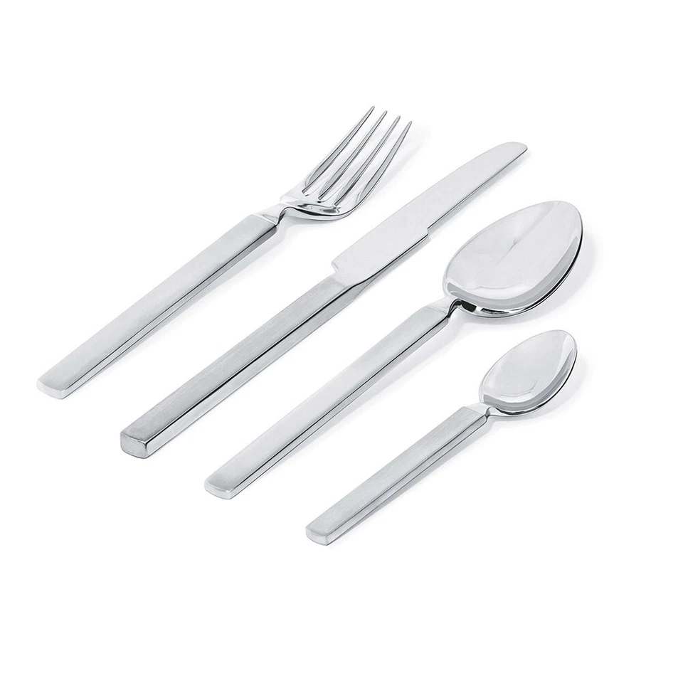 Alessi Dry Cutlery Set 24 Piece Polished and Matte 18/10 Stainless Steel - Image 1 of 1