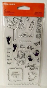 Fiskars 01-005527 4" x 8" Clear Stamp Special Delivery - Picture 1 of 1