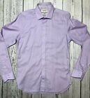Ted Baker Endurance Mens Purple Long Sleeve Dress Shirt Size 15      2005