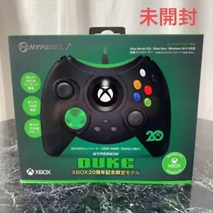 Hyperkin Duke Wired Controller XBOX 20th Black Japan M02668-ANBK New - Picture 1 of 7