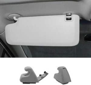 2PCS Sun Visor Support Clip Retainer, Interior Hook Clips, Gray - Picture 1 of 7