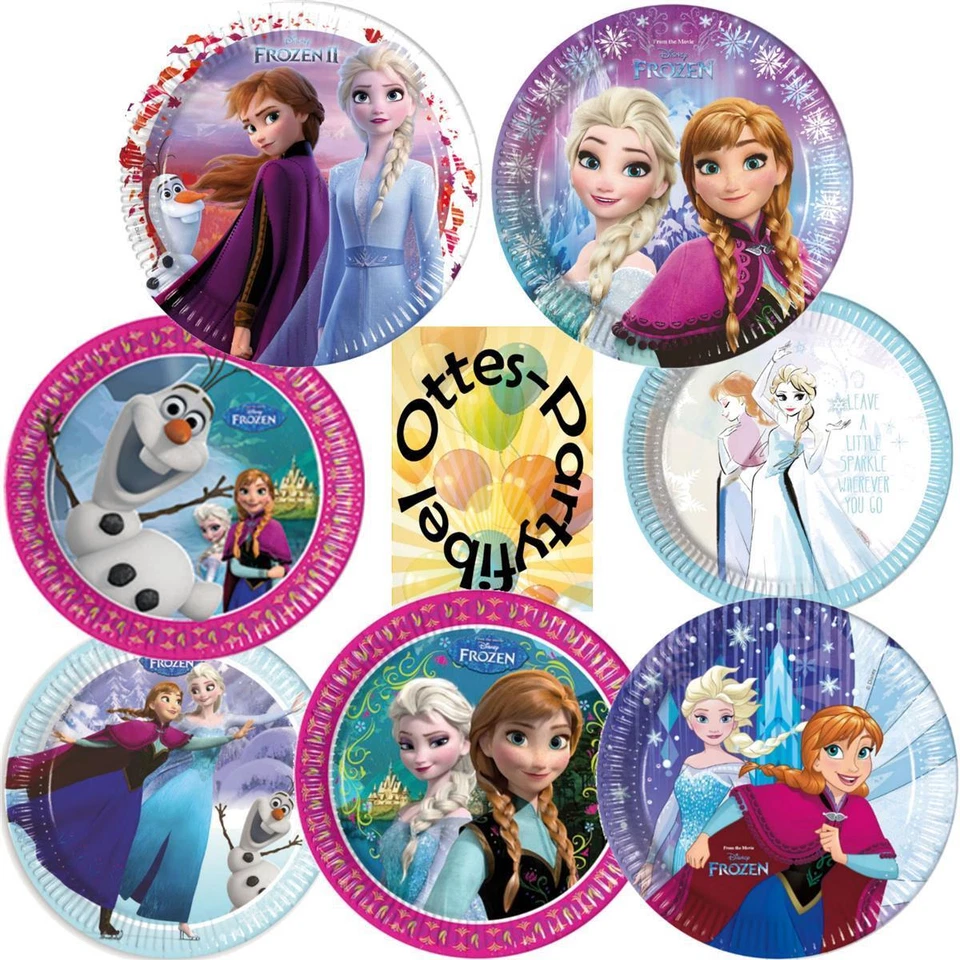 Frozen 2 Eiskönigin Anna & Elsa Partyzubehör + Deko: Bitte wählen Sie selbst: - Bild 1 von 1