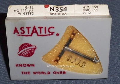 GE RPJ-010A holder with 501-S1 & 501-S3 NEEDLES ASTATIC N354 MINT - Image 1 of 2