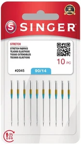 SINGER 10er Pack Stretch 2045 Nähmaschinennadeln, Größe 90/14 - Bild 1 von 3