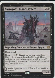 MTG - Varragoth, Bloodsky Sire - Kaldheim - NM - Imagen 1 de 2