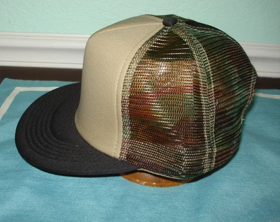 District Flat Bill Snapback Trucker Camp Cap  New! - Image 1 of 4