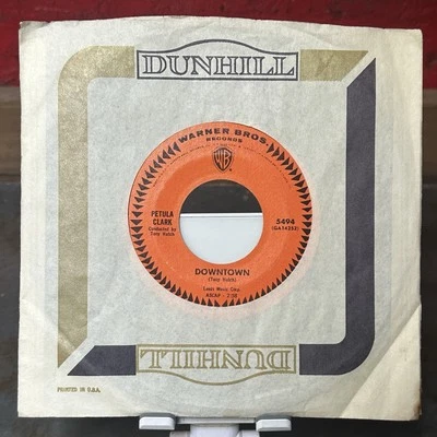 Petula Clark – Downtown 1964 WB 1st Press VG++ Styrene Terra Haute Foto 1 de 4