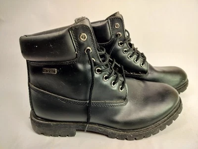 Botas Dexter 12w Trabajo Negras Impermeables Con Cordones Deslizamiento Resistente al Aceite Suela Foto 1 de 4