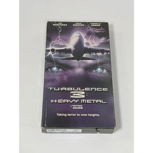 Turbulence 3 Heavy Metal (2000) VHS death metal airplane Rutger Hauer - Picture 1 of 8