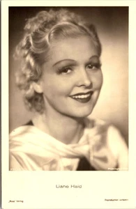 LIANE HAID: BONITA ACTRIZ EUROPEA DE TEATRO Y CINE: PELÍCULA PROYECTORA: RPPC - Imagen 1 de 3