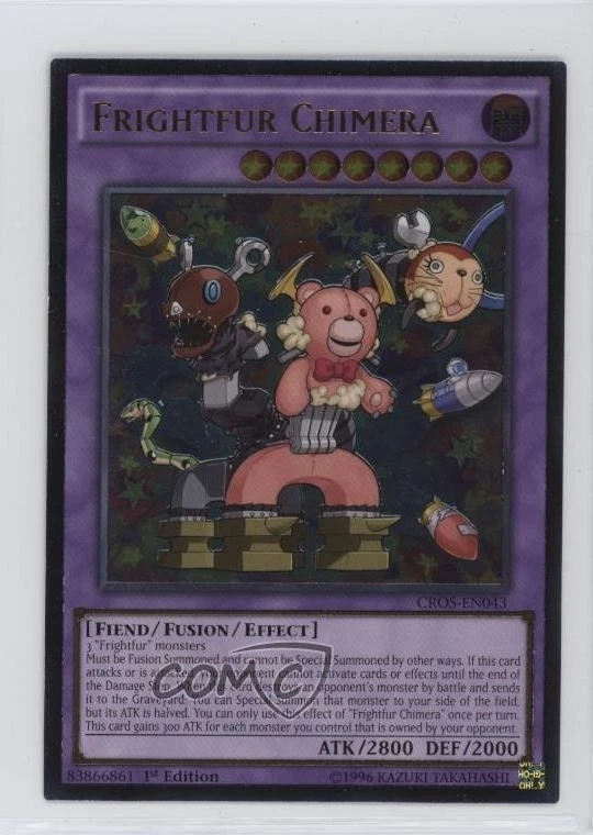 Frightfur Chimera 1st Ed. YuGiOh Crossed Souls Base Set #CROS-EN043 - Image 1 of 2