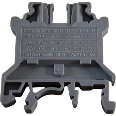 Lot of 8 NEW Altech CTS4UN Terminal Block  - Image 1 of 3