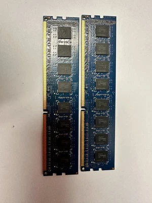 8GB (2x4GB) Hynix HMT351U6BFR8C-H9 2Rx8 PC3-10600U DDR3-1333 240-Pin Desktop RAM - Image 1 of 2