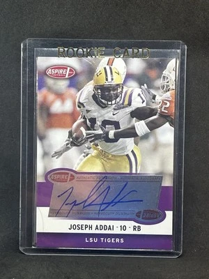 2006 SAGE Aspire #13A Joseph Addai AUTO B4 - Image 1 of 2