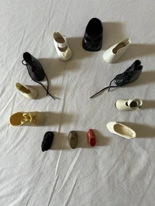 Vintage einzelne Puppenschuhe, alle Größen Paket 4: Eine passt Ginny - Bild 1 von 4