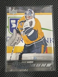 Juuse Saros - 2015-16 Upper Deck Series 2 Young Guns #464 - Predators - Picture 1 of 2
