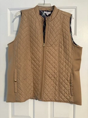 Nuevo chaleco beige Kim Rogers para dama, talla XL  Foto 1 de 4