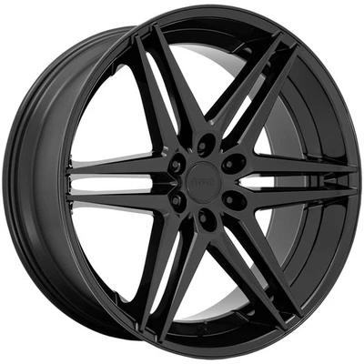 Dub S268 Dirty Dog 26x10 6x5.5" +25mm Gloss Black Wheel Rim 26" Inch Foto 1 de 4