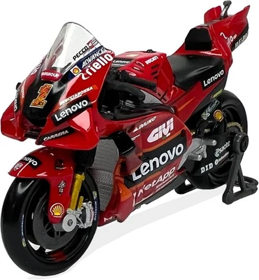 DUCATI BAGNAIA Modelo Moto GP 2023 Piloto 1 Escala 1/18 11cm Maisto DESMOSEDICI - Imagen 1 de 4