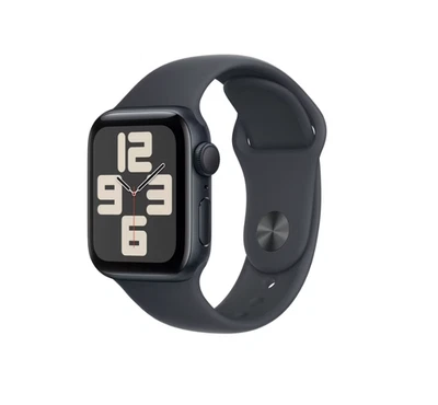 Apple Watch SE 2 40mm Midnight Aluminum - Midnight Sport Band MXE73LL/A - Image 1 of 4
