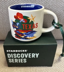 Starbucks TEXAS Discovery Series Espresso Coffee Mug Cup Ornament (2oz) NEW - Picture 1 of 3