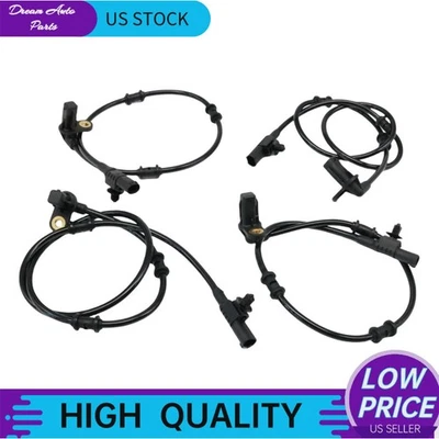Sensor de velocidad de rueda ABS delantero y trasero 4 piezas para Mercedes-Benz ML350 ML500 2003-2005 Foto 1 de 4
