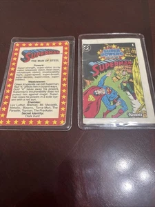 Super Powers Kenner Superman Card And Comic - Picture 1 of 7