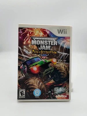 Monster Jam Path of Destruction Wii Video Game Multiplayer - Image 1 of 3