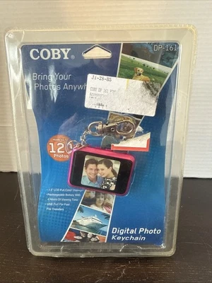 COBY Digital Photo Keychain DP-161 Holds 120 Photos 1.5 LCD Display New - Image 1 of 4