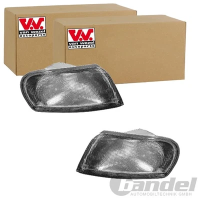 2X VAN WEZEL FANALE FRENANTE BIANCO ANTERIORE ADATTO PER OPEL VECTRA - Immagine 1 di 4