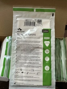 Molnlyck Biogel Surgeons Latex Powder-Free Surg Gloves exp 11-28-25 Size  6 - Picture 1 of 4