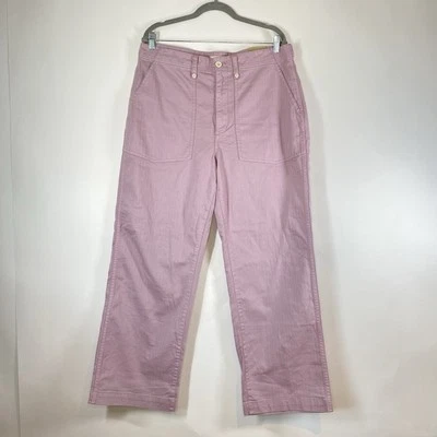 Pantalón Madewell The Perfect Vintage Pierna Ancha Púrpura Claro Talla 32 Nuevo con Etiquetas Tiro Alto Foto 1 de 4