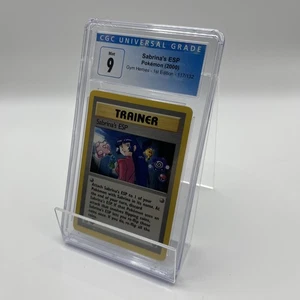 2000 Pokemon Gym Heroes 1st Edition Sabrina's ESP 117/132 PSA 9 Mint - Picture 1 of 4
