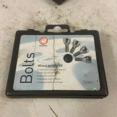 VAUXHALL CORSA D/E LOCKING WHEEL NUTS SET WITH KEY 93173882*2006-2019* - Image 1 of 4