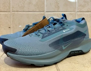 Scarpe da corsa Nike React Pegasus Trail 5 Gore-Tex da uomo 10,5 blu FQ0908-005 NUOVE - Foto 1 di 5