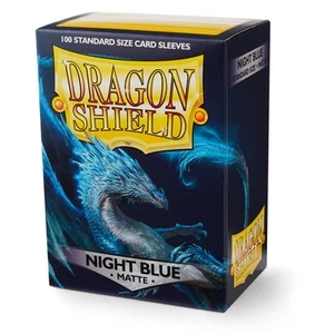 Dragon Shield - Standard Matte Sleeves (100) - Night Blue - Picture 1 of 10