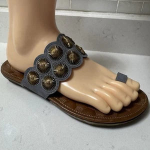 Patrizia by Spring Step Blue/Gold Medallions EU 38 US 7.5-8 - WORN ONCE! - Picture 1 of 8