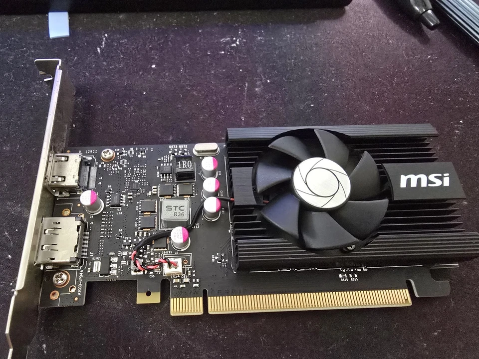 MSI NVIDIA GeForce GT 1030 2GB DDR4 Graphics Card - Image 1 of 4