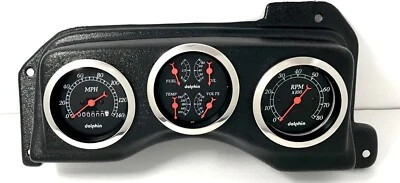 1987 1988 1989 1990 1991 1992 1993 Ford Mustang calibre 3 panel de instrumentos Mec negro Foto 1 de 4