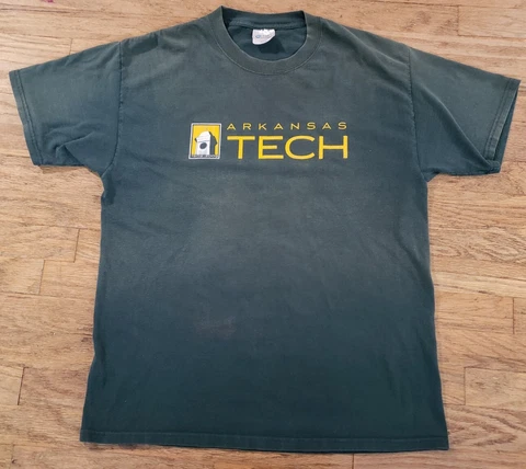 Vintage Arkansas Tech ATU Premium T-Shirt, Large, Green, Russellville Cover
