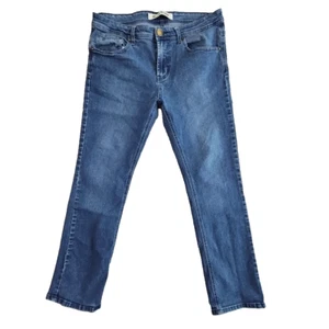Blue Post Jeans Men's W34 L30 Blue Stretch Denim Workwear Embroidered Pocket - Picture 1 of 12