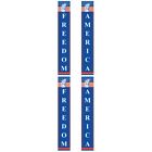  2 Pairs United States Porch Flags Front Decoration Couplet Bluette Pendant