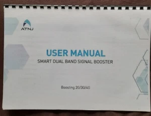 SMART DUAL BAND SIGNAL BOOSTER USER MANUAL - Picture 1 of 1