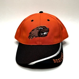 Oregon State Beavers Baseball Hat Cap Orange Black Adjustable Sports College - Picture 1 of 16