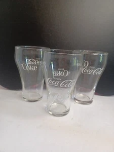 1 Coca-Cola Vintage 1977 75th Anniversary Glass 2 Coca-Cola   Glasses about 5" T - Picture 1 of 5